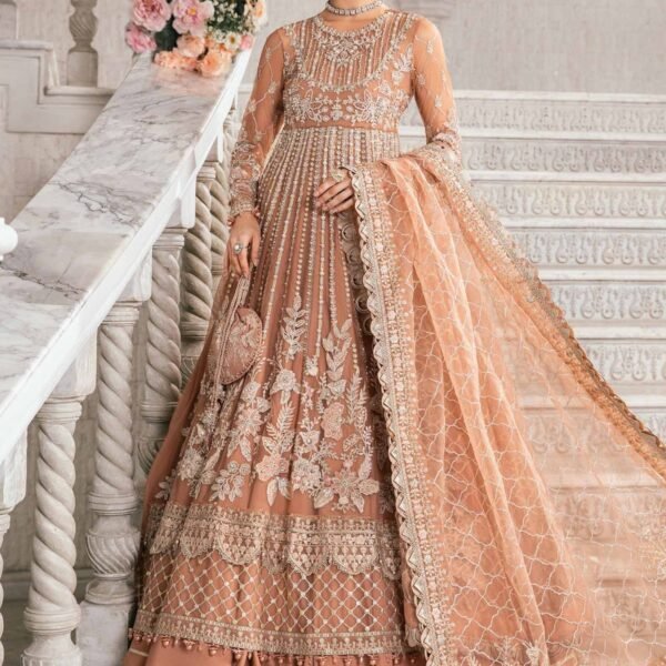 3 PIECE UNSTITCHED EMBROIDERED SUIT | BD-2804