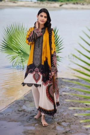 Unstitched Embroidered Suit Maria B M Basics 407-B