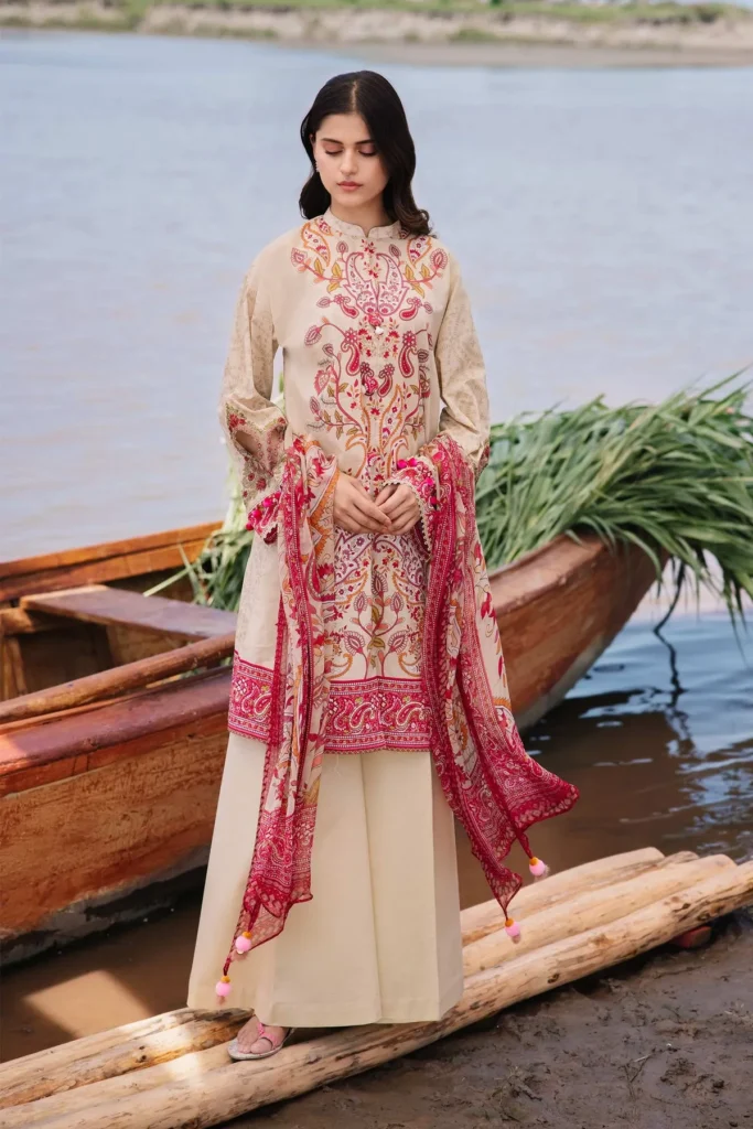 Unstitched Embroidered Suit Maria B M Basics 412-B