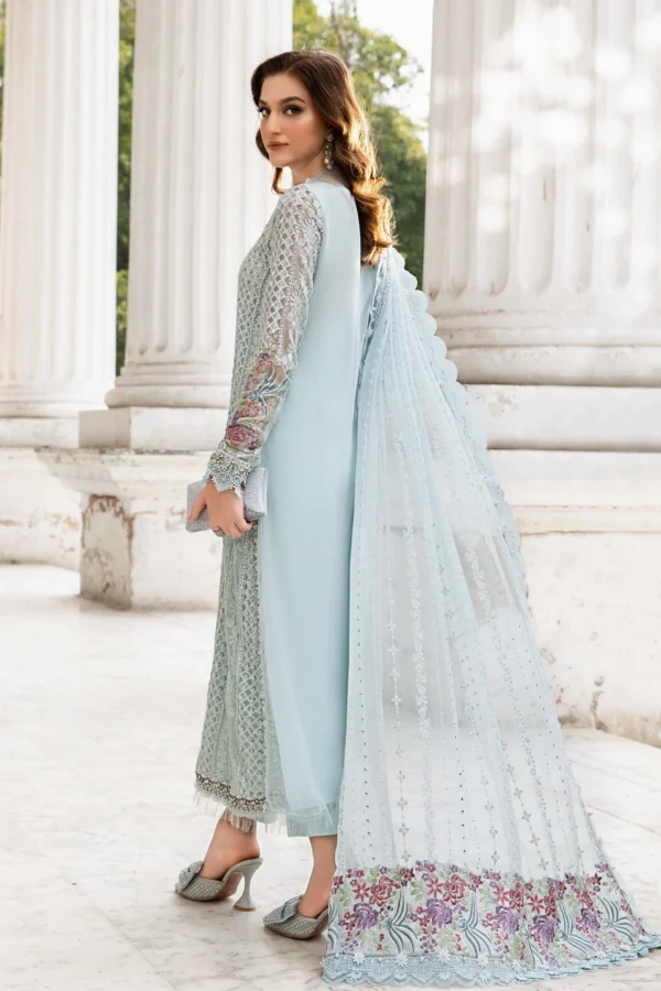 Unstitched Embroidered Chiffon Suit Maria B | MPC-24-103