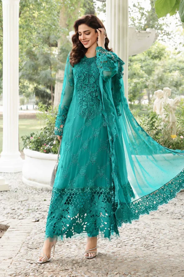 Unstitched Embroidered Chiffon Suit Maria B | MPC-24-105