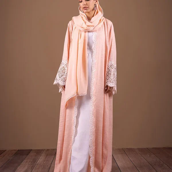 Modest Edit 24 Peach Opulence By Zainab Chottani