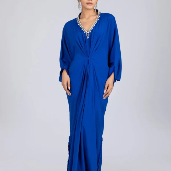 KF-15224-ROYALBLUE Kaftans By Ayesha Somaya