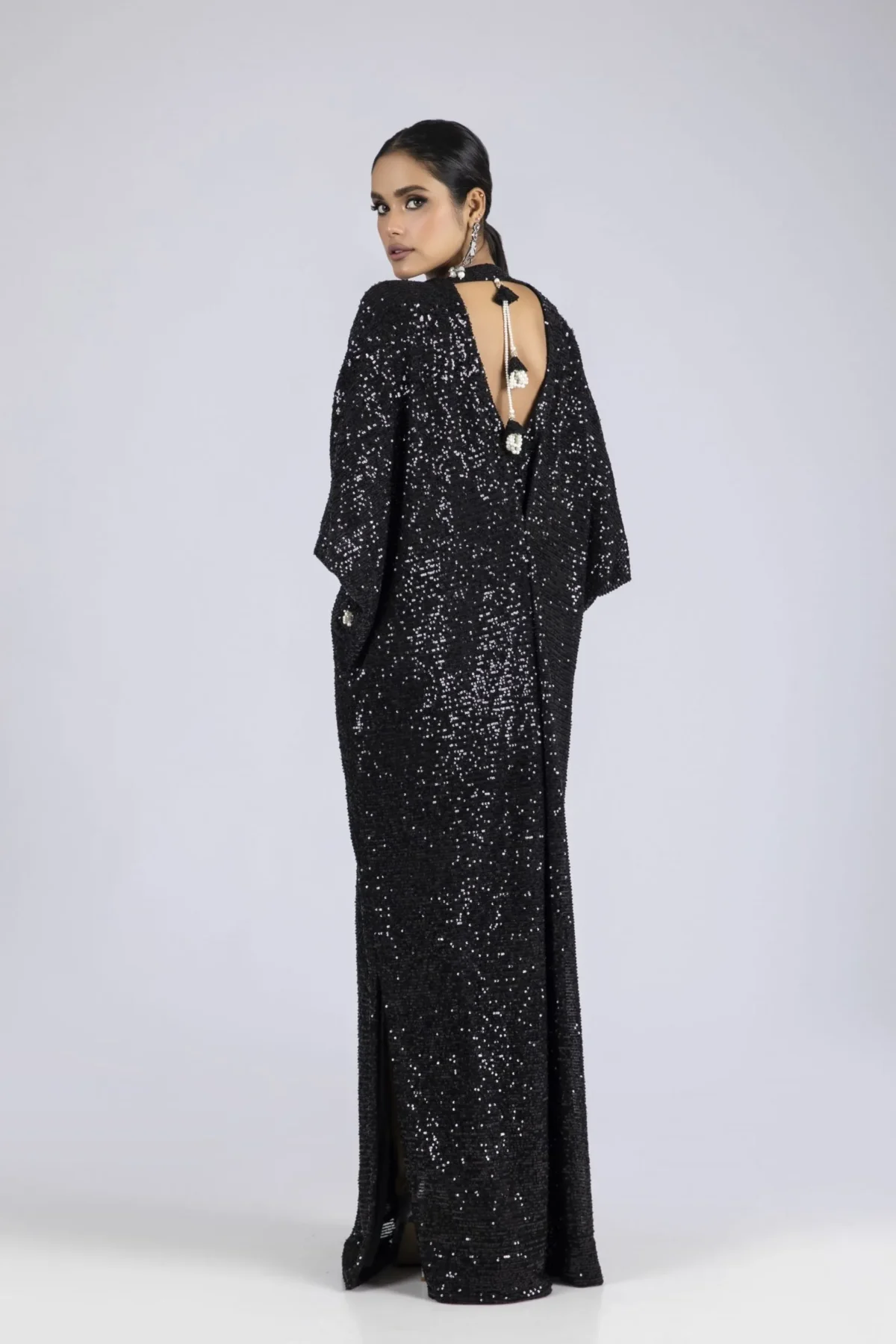 KF-15401-BLACKMOON Kaftans By Ayesha Somaya