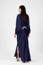 DC# 15161-NAVY-BLUE Kaftans By Ayesha Somaya