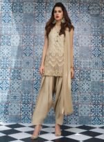 Luxury Pret Golden Beige By Zainab Chottani