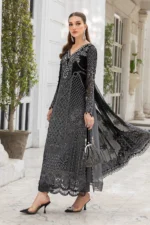 Unstitched Embroidered Chiffon Suit Maria B | MPC-24-101