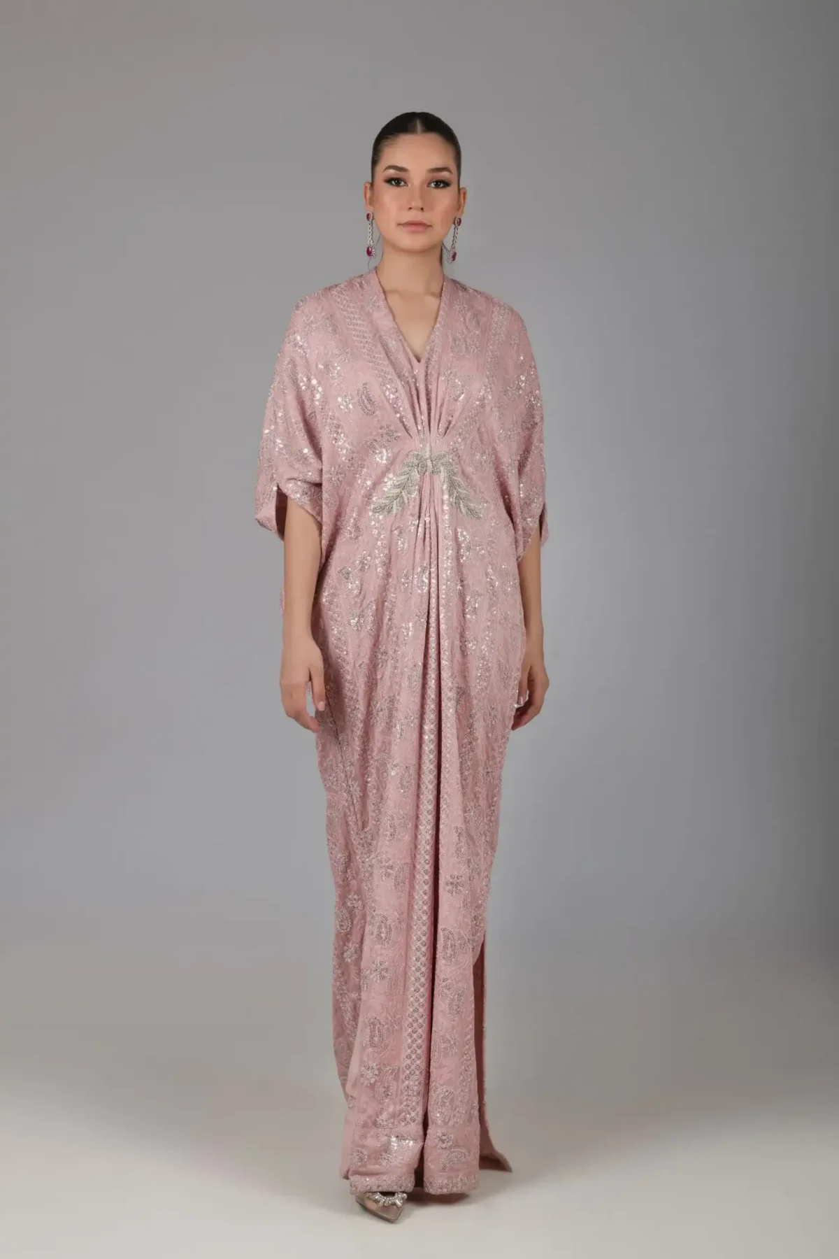 15737-MAUVE Kaftans By Ayesha Somaya