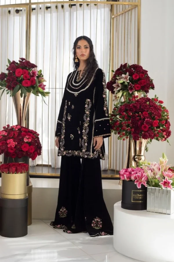 Black Velvet Formal By Sania Maskatiya