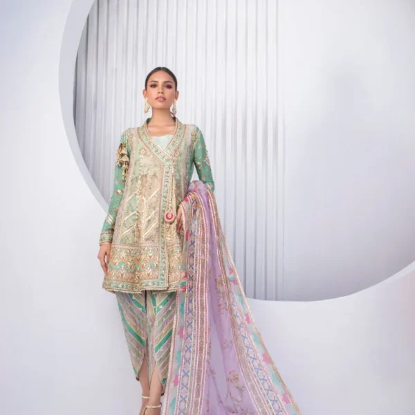 Pistachio Short Formals By Sania Maskatiya