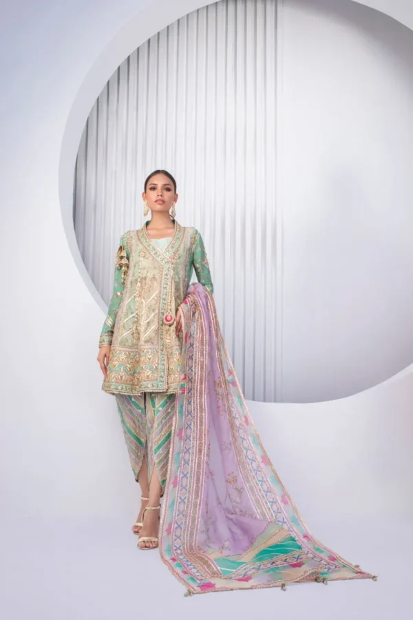 Pistachio Short Formals By Sania Maskatiya