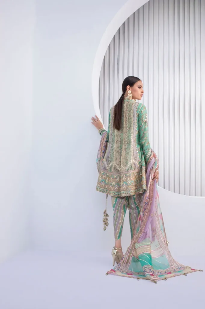 Pistachio Short Formals By Sania Maskatiya