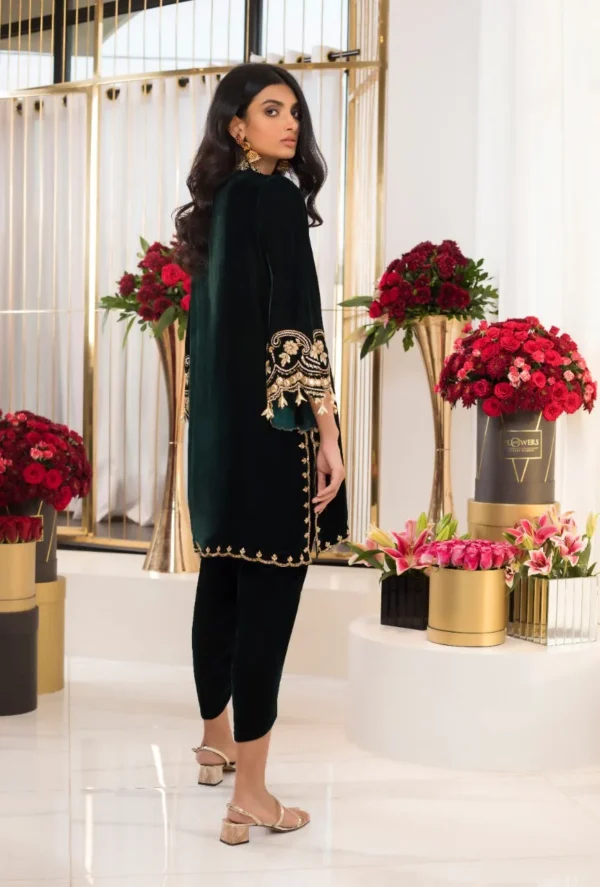 Emerald Front Open Formals By Sania Maskatiya