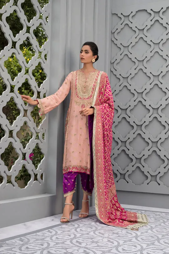 Pink Zari Formals By Sania Maskatiya