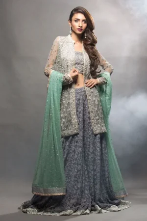Formals Grey Jacket By Zainab Chottani