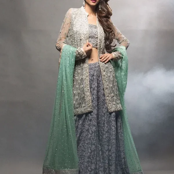 Formals Grey Jacket By Zainab Chottani