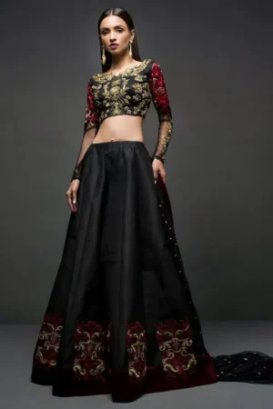 Formals Black Choli By Zainab Chottani