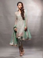 Formals Grey Short Shirt By Zainab Chottani