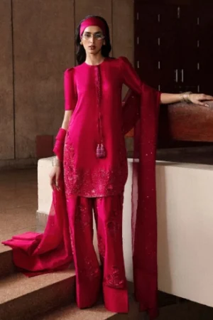Luxury Pret Cerise By Hussain Rehar