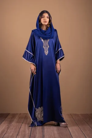 Modest Edit 24 Deep Blue Blossom By Zainab Chottani