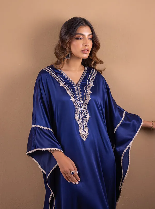 Modest Edit 24 Deep Blue Blossom By Zainab Chottani