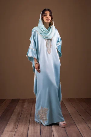 Modest Edit 24 Aqua Blossom By Zainab Chottani