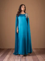 Modest Edit 24 Teal Waves By Zainab Chottani