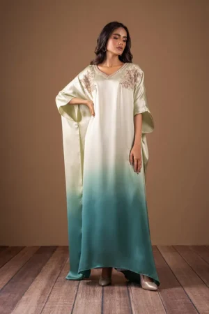 Modest Edit 24 Aqua Flame By Zainab Chottani