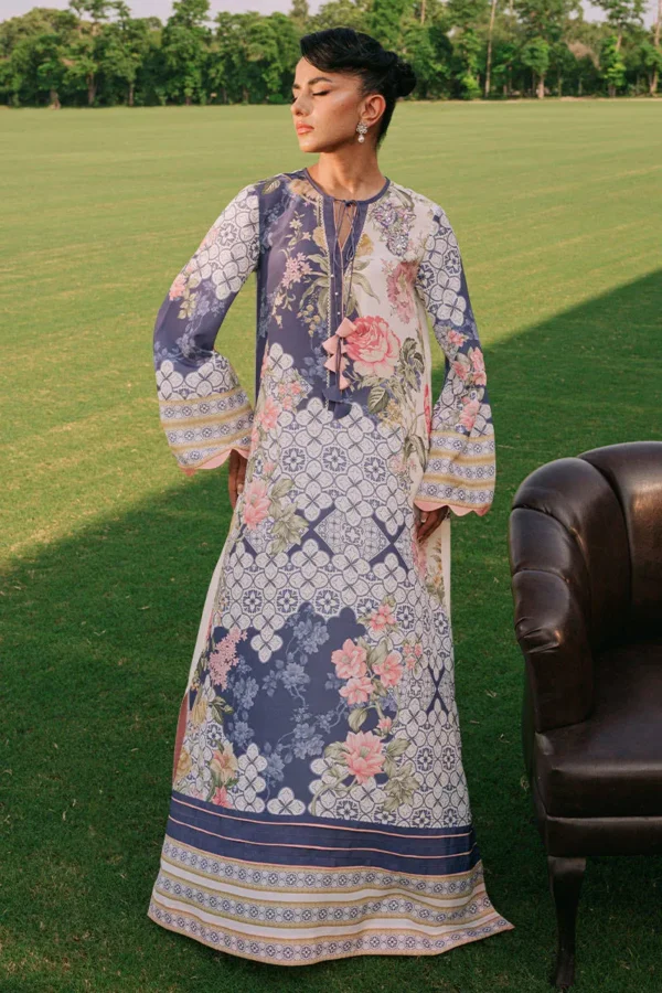 Luxury Pret Indigo Kaftan By Zainab Salman