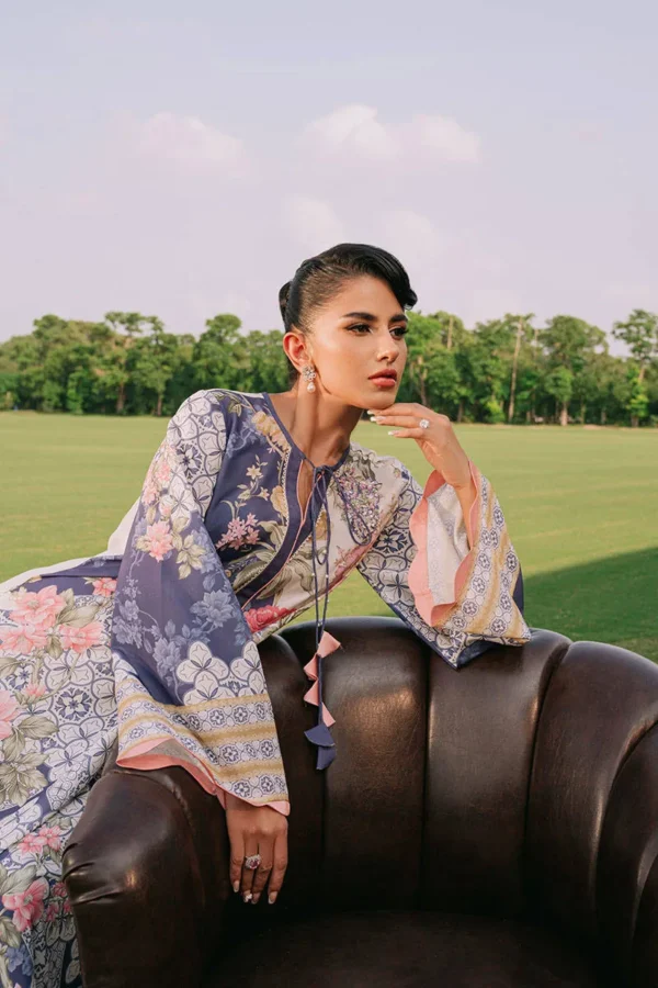 Luxury Pret Indigo Kaftan By Zainab Salman