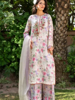 Luxury Pret Lavendar Bloom By Zainab Salman