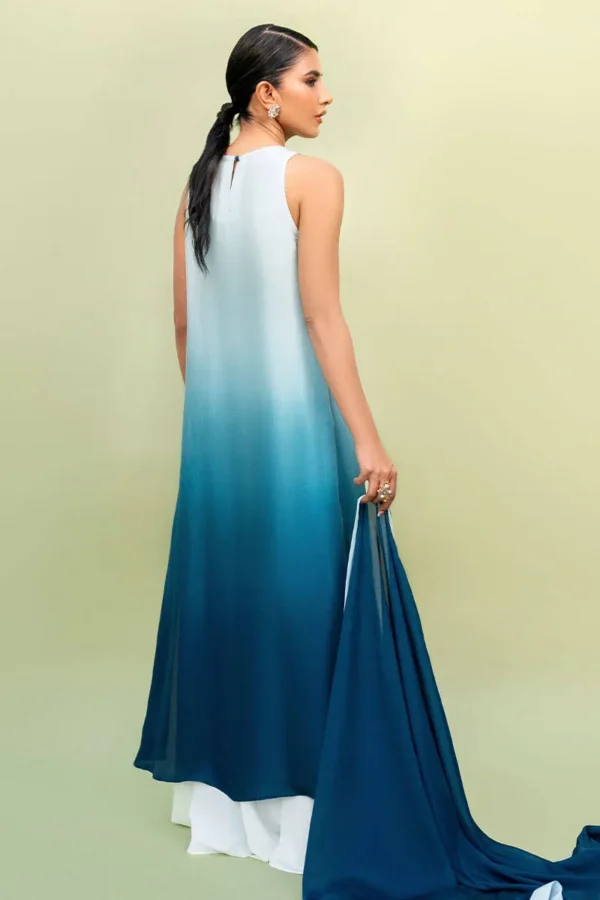 Luxury Pret Blue Ombre By Zainab Salman