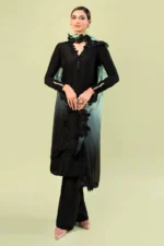 Luxury Pret Black Sahar By Zainab Salman