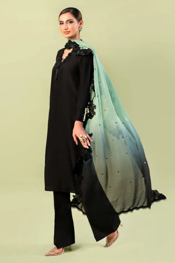 Luxury Pret Black Sahar By Zainab Salman