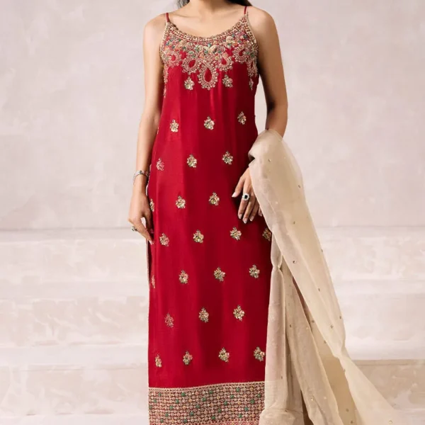 Luxury Pret Rosey Rouge By Zainab Salman