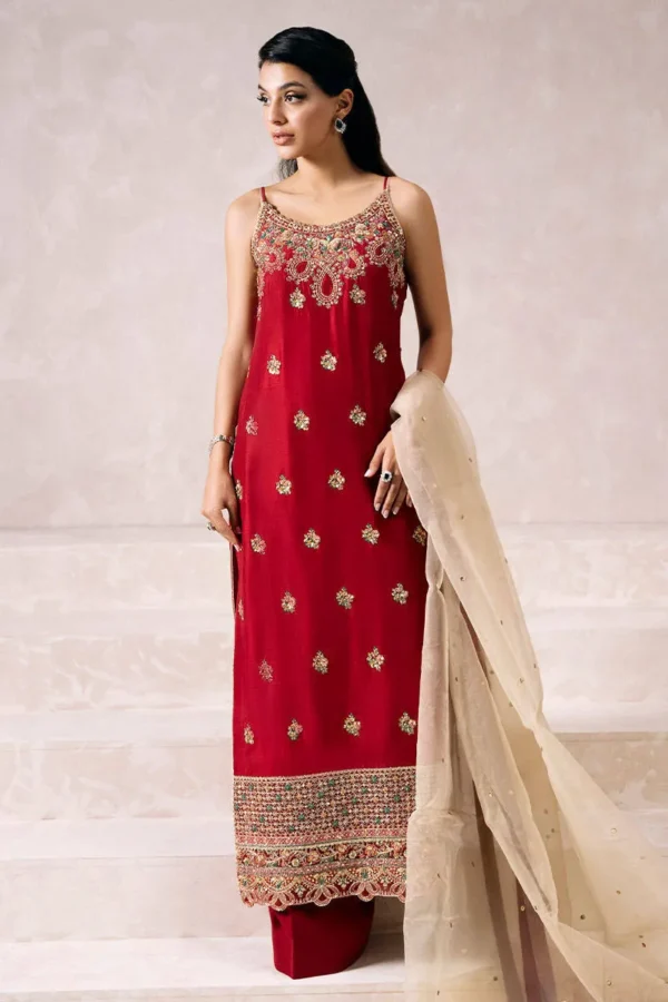 Luxury Pret Rosey Rouge By Zainab Salman