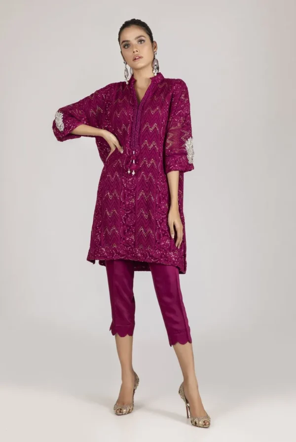 Luxury Pret 13126-Fuchsia By Ayesha Somaya