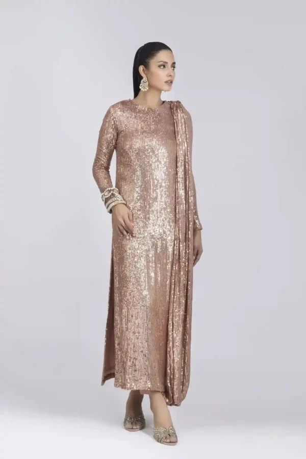 Luxury Pret 30001-RoseGold By Ayesha Somaya