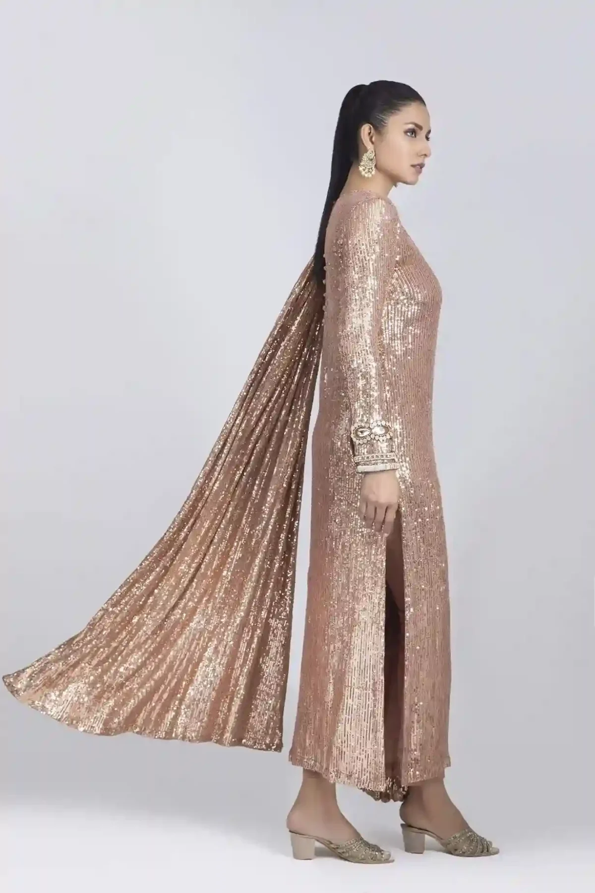 Luxury Pret 30001-RoseGold By Ayesha Somaya