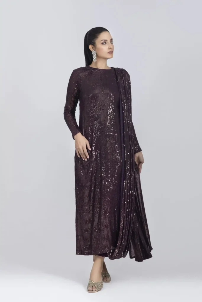 Luxury Pret 30001-Purple By Ayesha Somaya