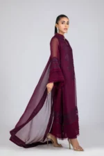 Luxury Pret 16144-Aubergine By Ayesha Somaya