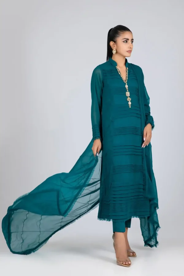 Luxury Pret 16142-EmeraldGreen By Ayesha Somaya