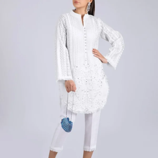 Luxury Pret 16114-White By Ayesha Somaya