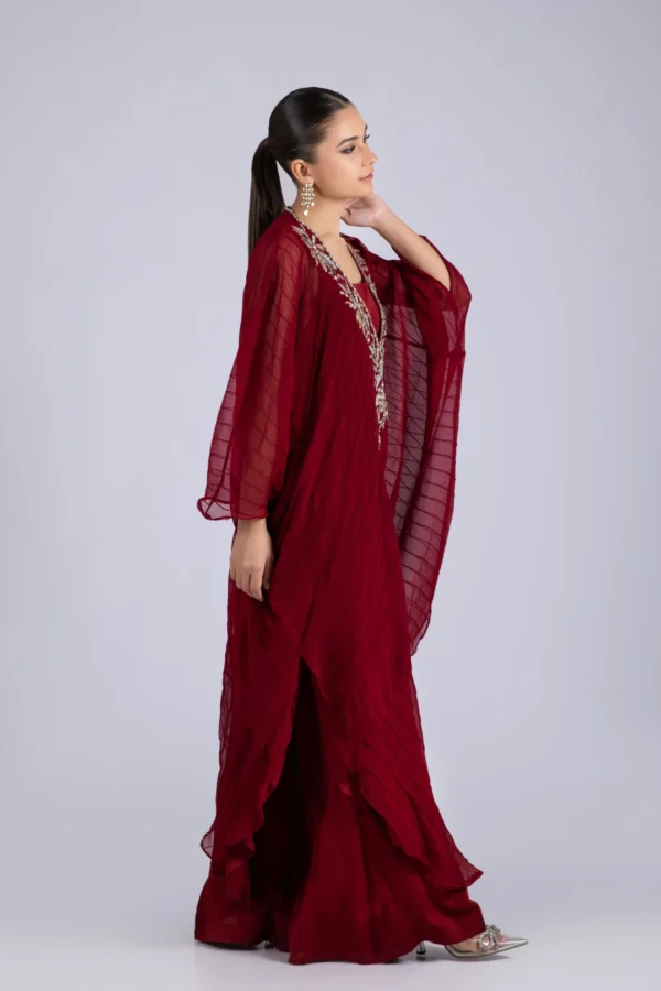 Luxury Pret 16101-Maroon By Ayesha Somaya