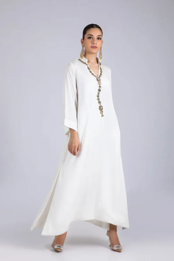 Luxury Pret 16125-Ivory By Ayesha Somaya