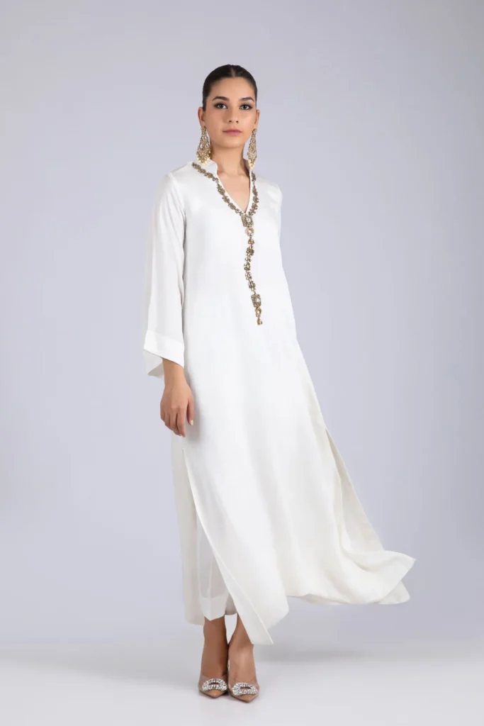 Luxury Pret 16125-Ivory By Ayesha Somaya