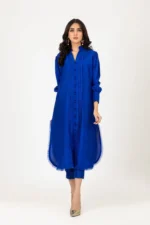 Luxury Pret 15101-Electric-Blue By Ayesha Somaya