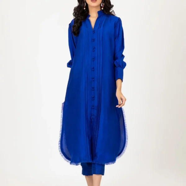 Luxury Pret 15101-Electric-Blue By Ayesha Somaya