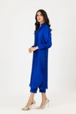 Luxury Pret 15101-Electric-Blue By Ayesha Somaya