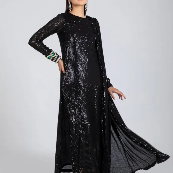 Luxury Pret 30001-Black By Ayesha Somaya